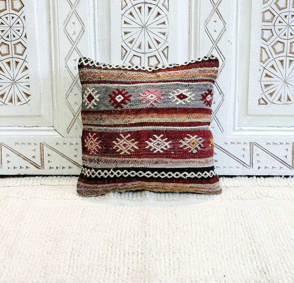 Miniature : Vintage woven Pillow                                                     40x40cm