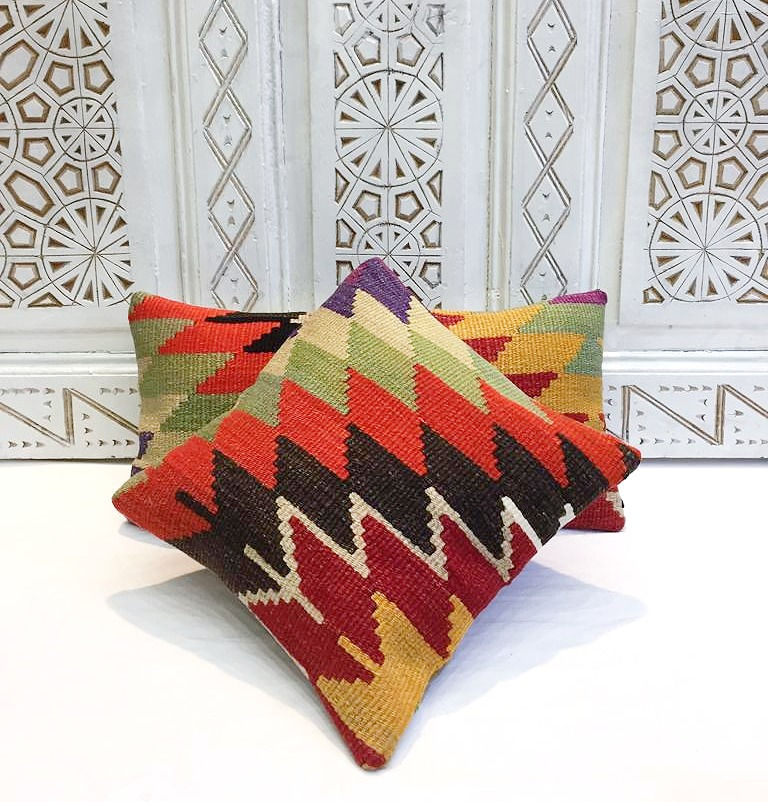 Thumbnail: Kilim Throw Pillow                                                       40x40cm