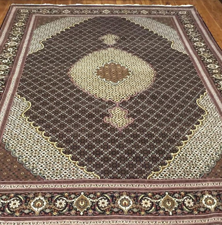Thumbnail: Super Fine Mahi Tabriz Carpet