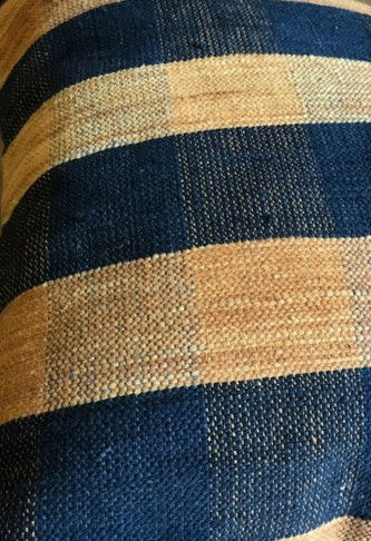 Miniature : Vintage Kilim Pillow - Wicker Check