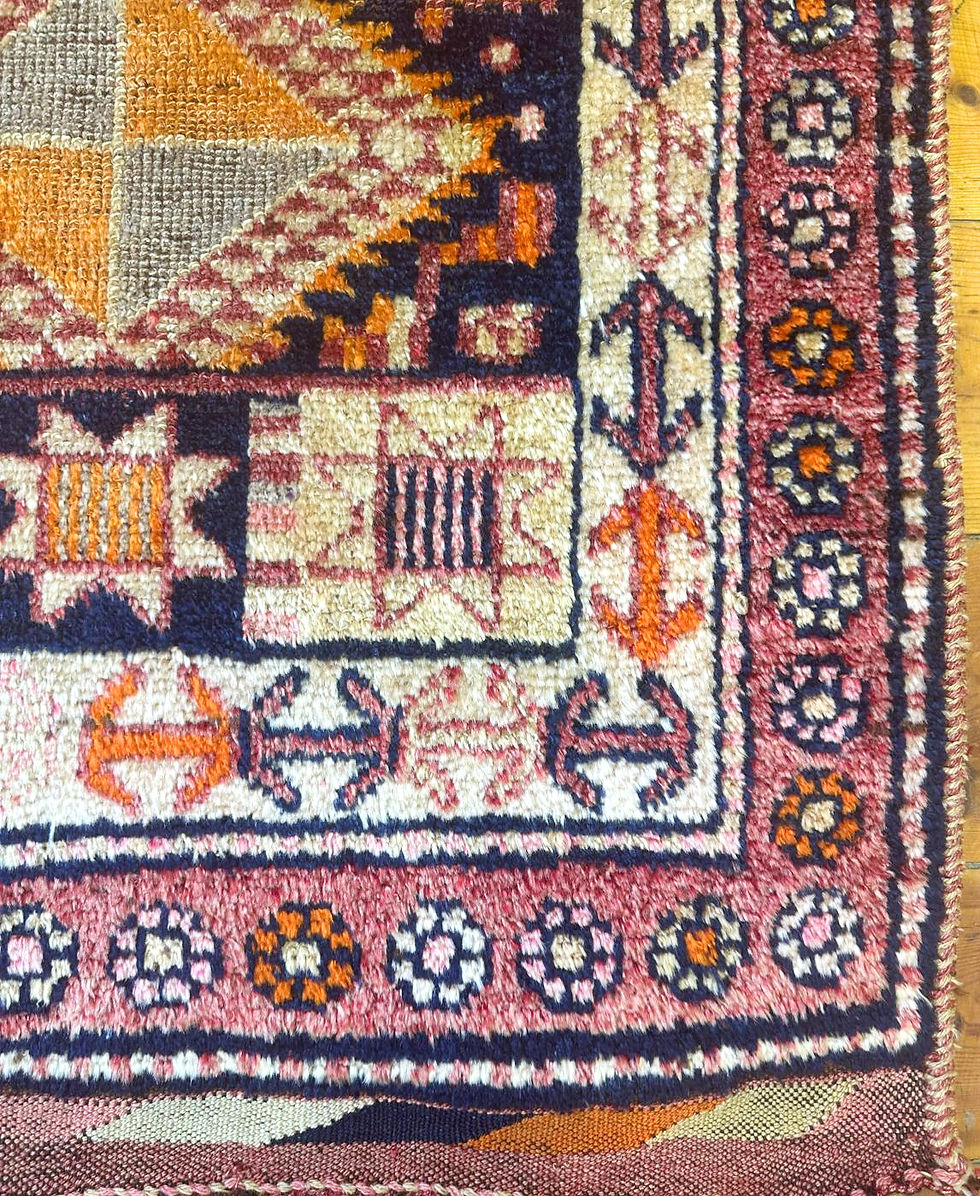 Thumbnail: Vintage Kurdiah Dowry Rug                                             2.03 x.94m