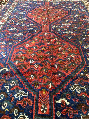Antique Qashqai Carpet | tribalcollections