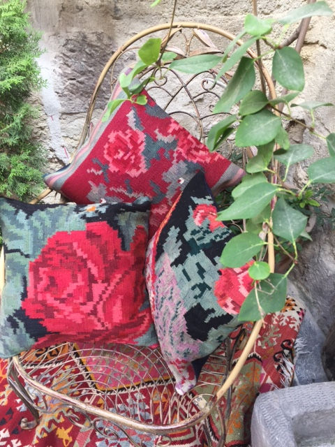 Thumbnail: Turkish Throw Cushion - Moldovian Multi