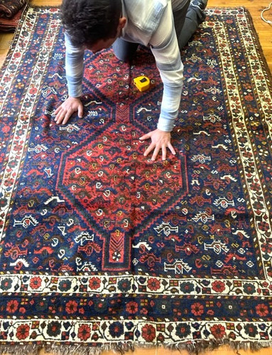 Antique Qashqai Carpet | tribalcollections