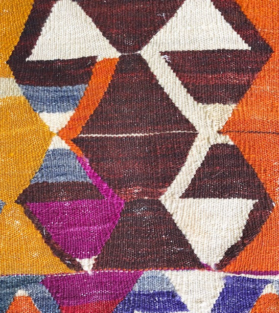 Thumbnail: Vintage Boho Adana Kilim - Color Pop