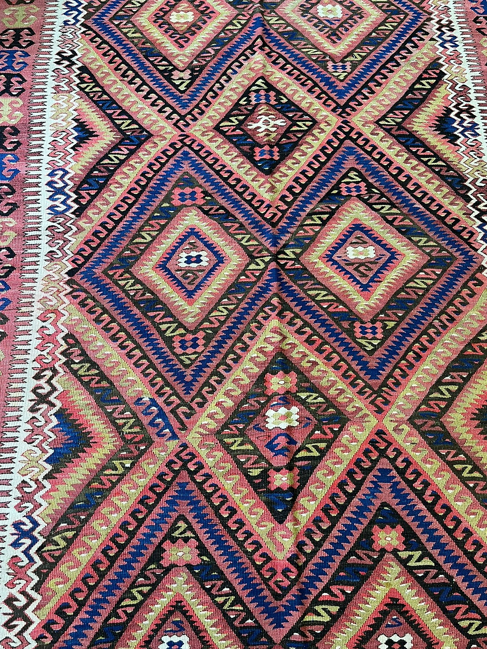 Thumbnail: Fethiye Dowry Kilim                                                2.88m x 1.48m