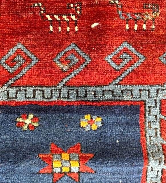 Thumbnail: Vintage Caucasian Kazak Rug