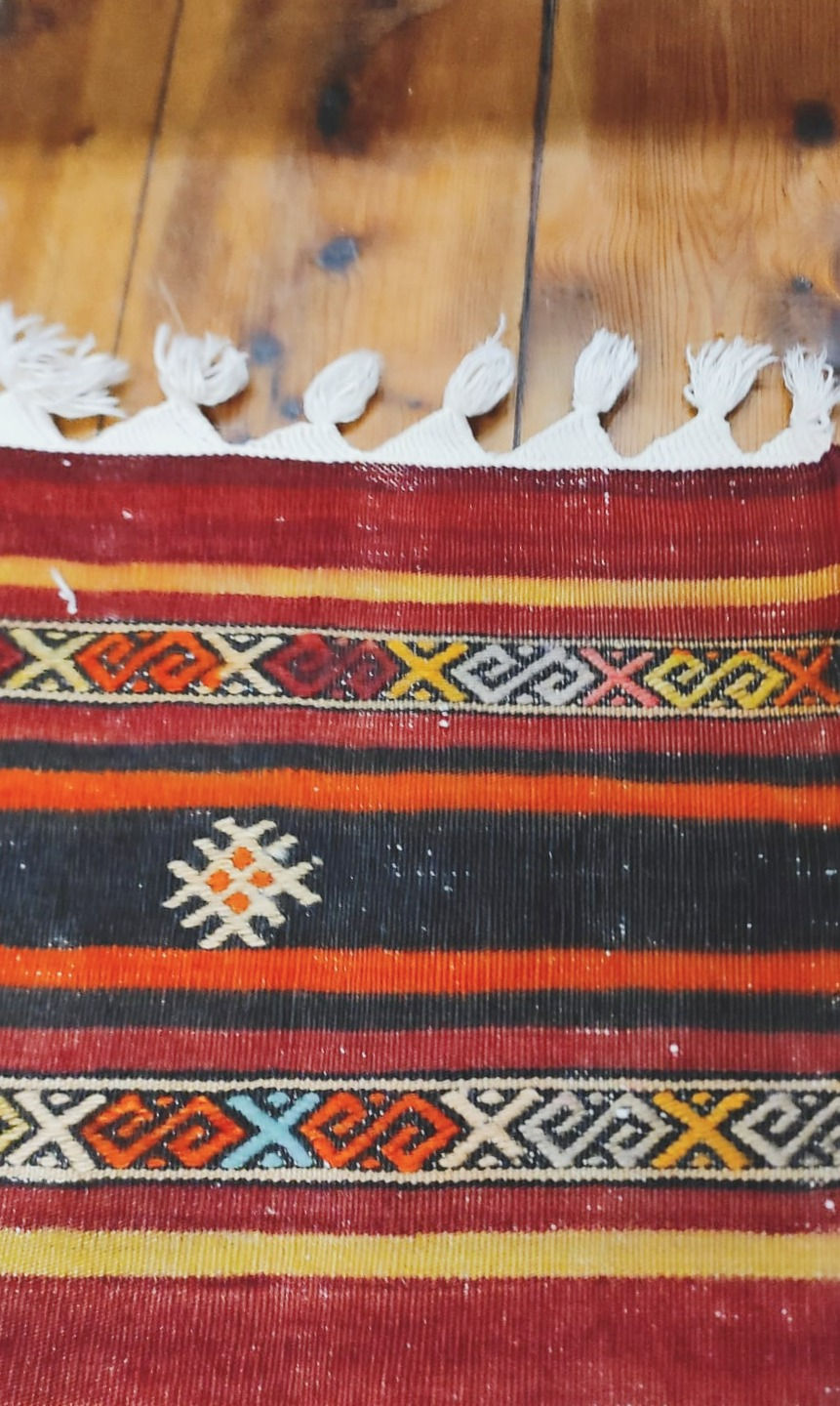 Thumbnail: Large Vintage Sivas Kilim                                           3.73 x 1.77m
