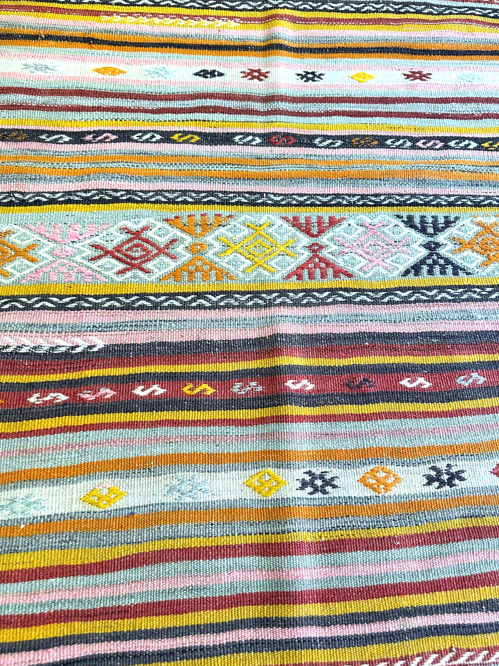 Thumbnail: Vintage Nomadic Kilim                                               1.87m x 1.02