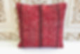 Vintage Turkish Boho Pillow         40x40cm Red weave