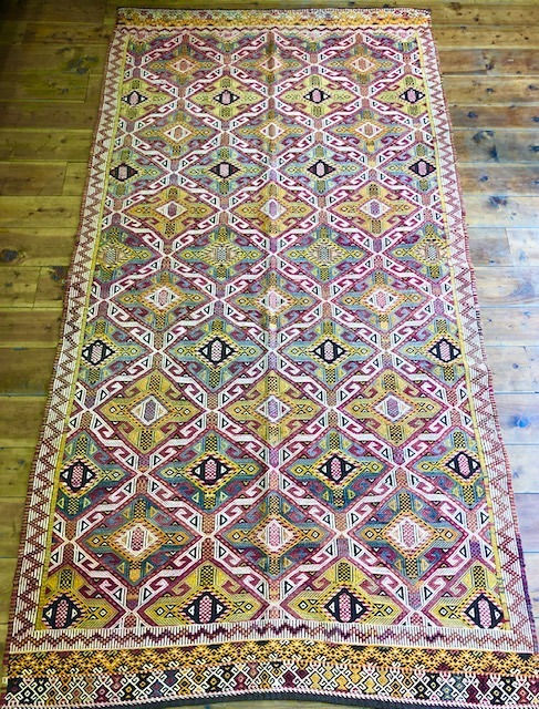 Thumbnail: Vintage Konya Nomadic Cicim - pring yellowS