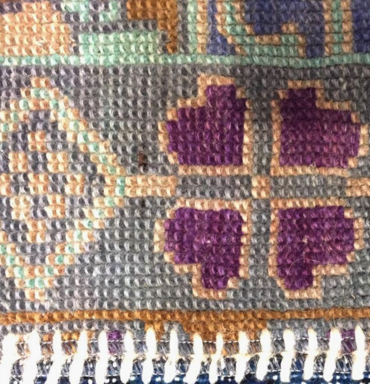 Thumbnail: Vintage Look Patchwork Rug
