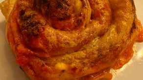 Air Fryer Rice Paper Pizza Pinwheels