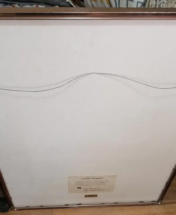Thumbnail: 1980 Popo & Ruby Lee "Manifestation of Light" Signed & Numbered Framed Print
