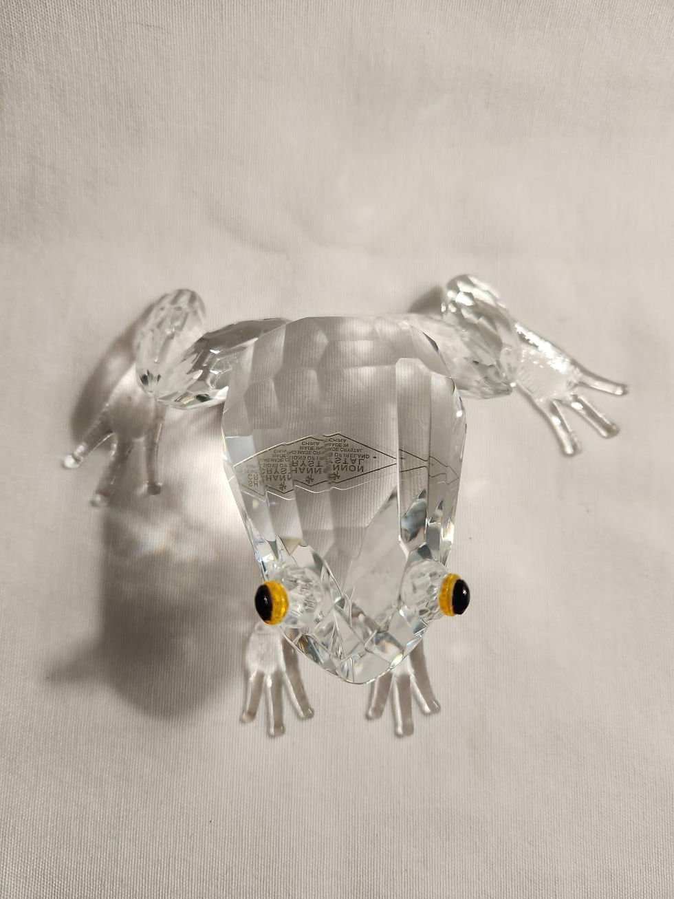 Thumbnail: Vintage Shannon Crystal Frog Figurine