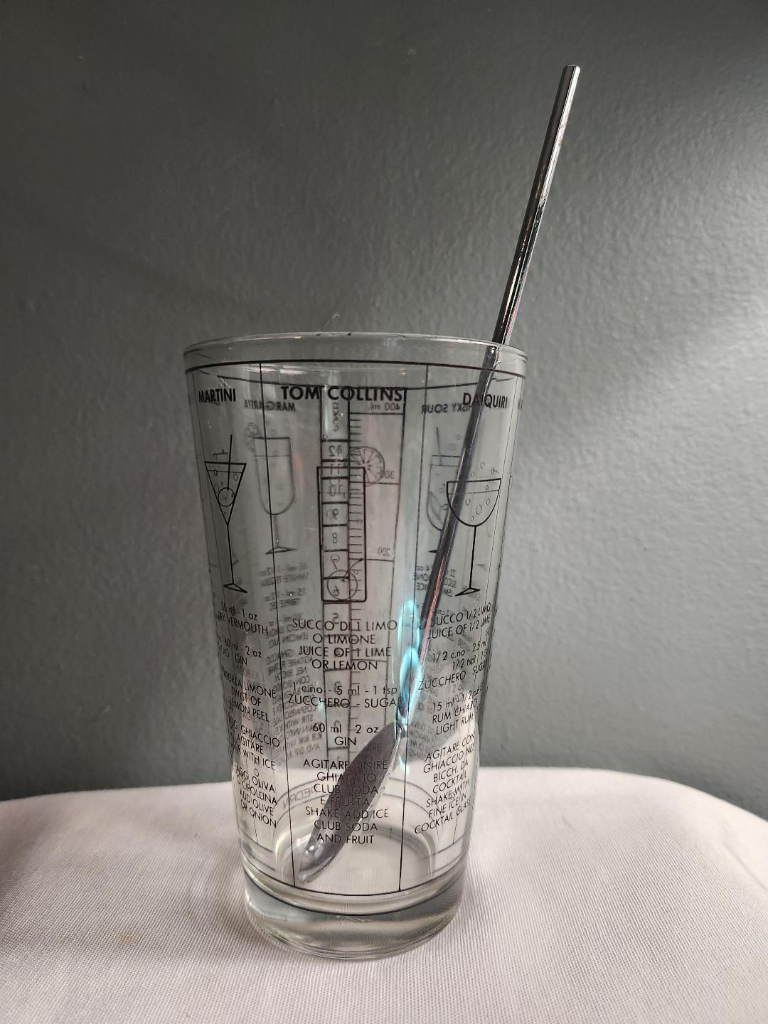 Vintage MCM Libbey Glass Cocktail Shaker