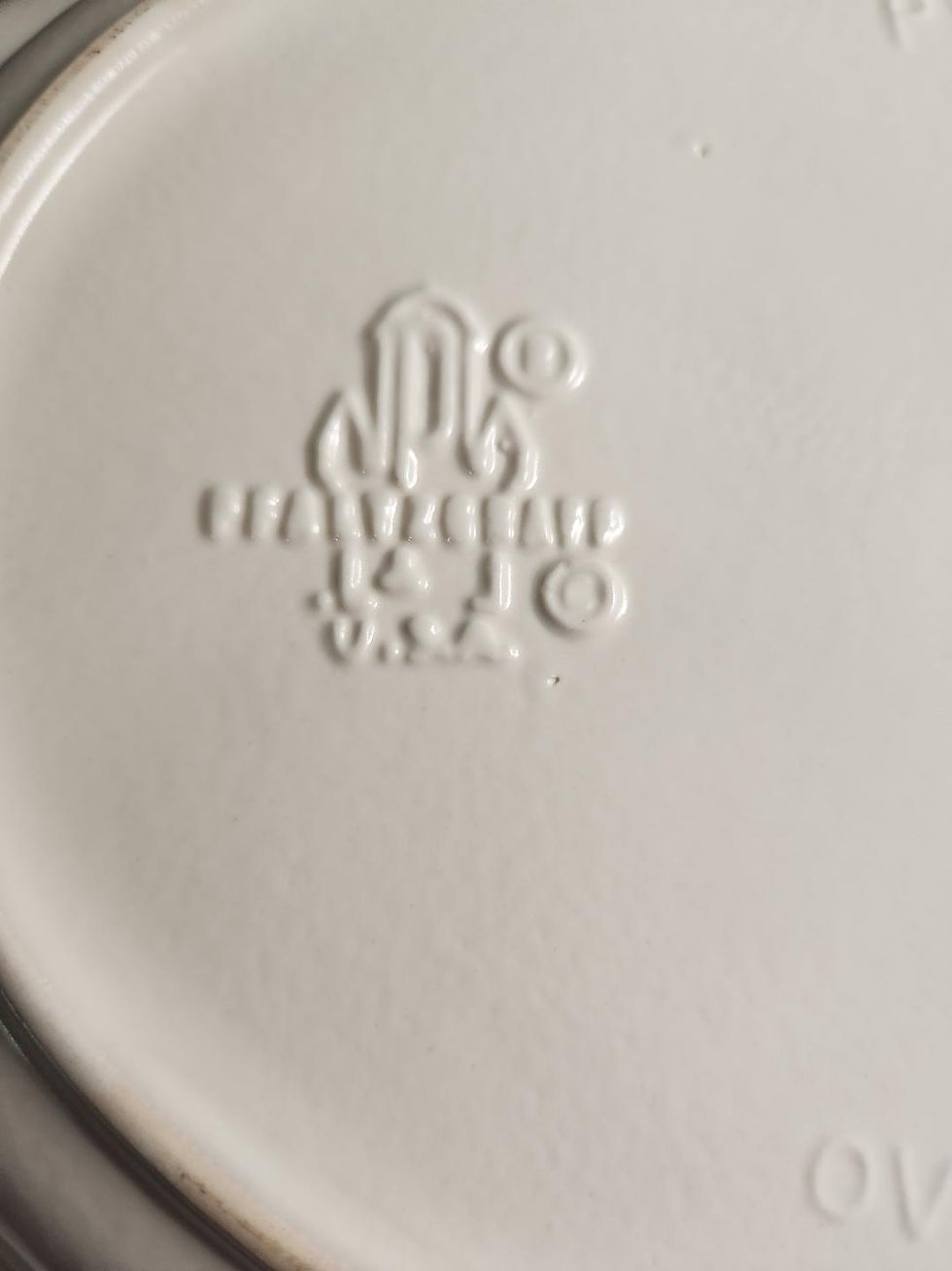 Thumbnail: Vintage Pfaltzgraff Oval Stoneware Tea Rose Serving Platter