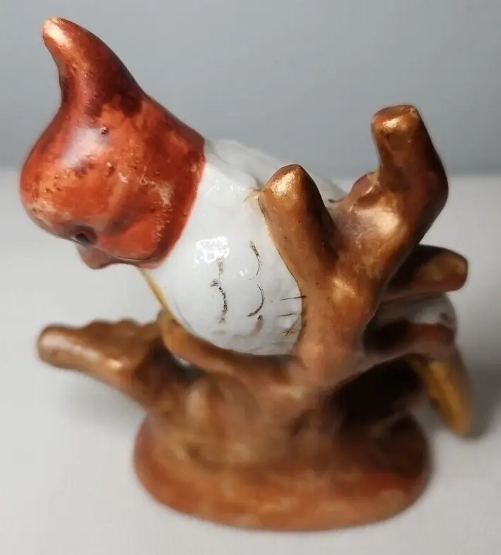 Thumbnail: Bird Figurine on a Branch - Made in Occupied Japan