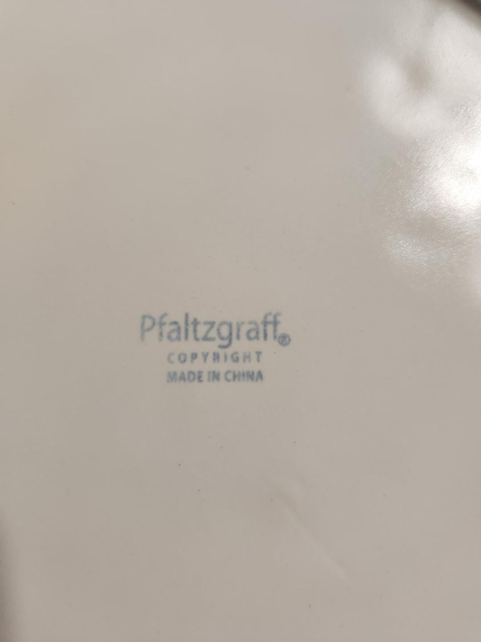 Thumbnail: Vintage Pfaltzgraff Stoneware  Decorative Plates - 5" & 8"Tea Rose