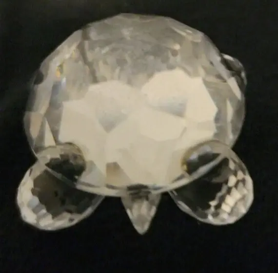 Thumbnail: Retired SWAROVSKI Crystal Figurine Endangered Tortoise Turtle