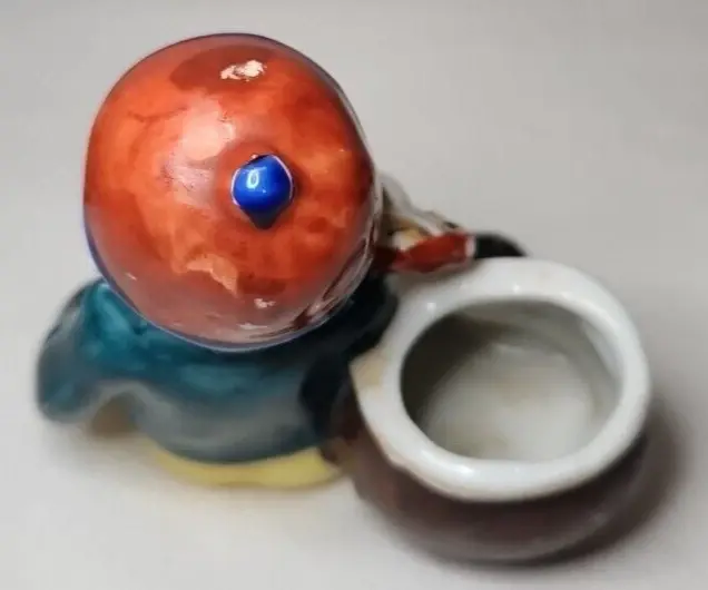 Thumbnail: "Occupied Japan" Man Playing Stringed Instrument Planter Figurine