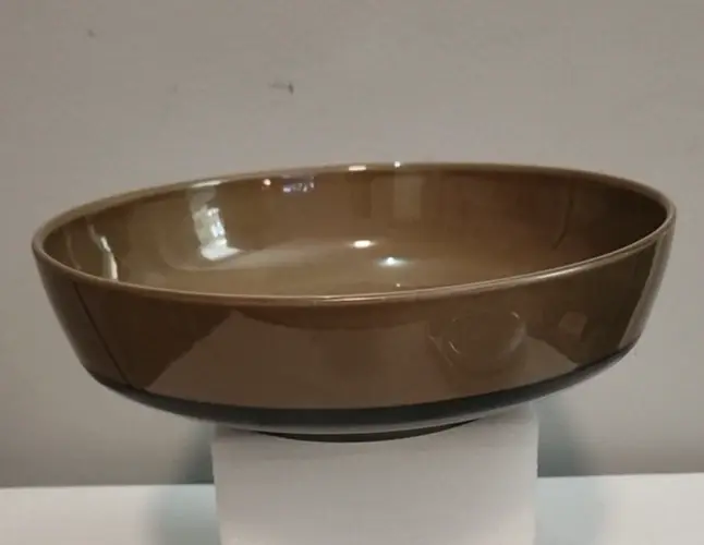 Thumbnail: Vintage 1960's Franciscan Discovery "Tahiti" Large Round Serving Bowl 10"