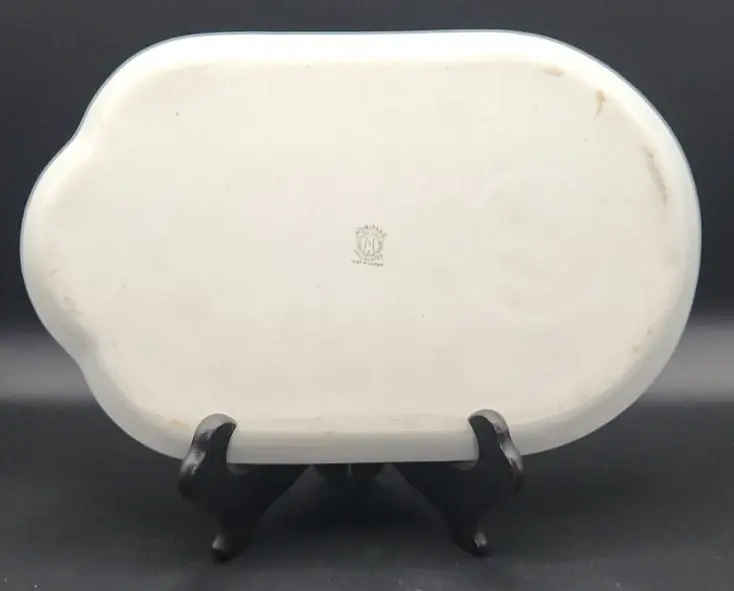 Thumbnail: Antique Noritake Morimura Hand-Painted Art Deco 8 pc. Snack Set Cornucopia