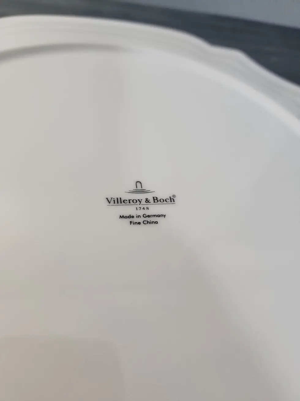 Thumbnail: Villeroy & Boch Cascara Porcelain Buffet Plate 13" - Excellent Used Condition