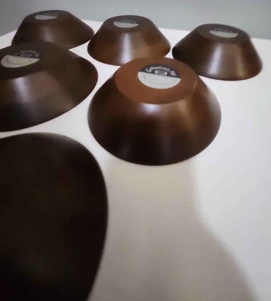 Thumbnail: Share Similar Items Sponsored See all   Vintage Walnut Wood Salad Bowl Set (6) P