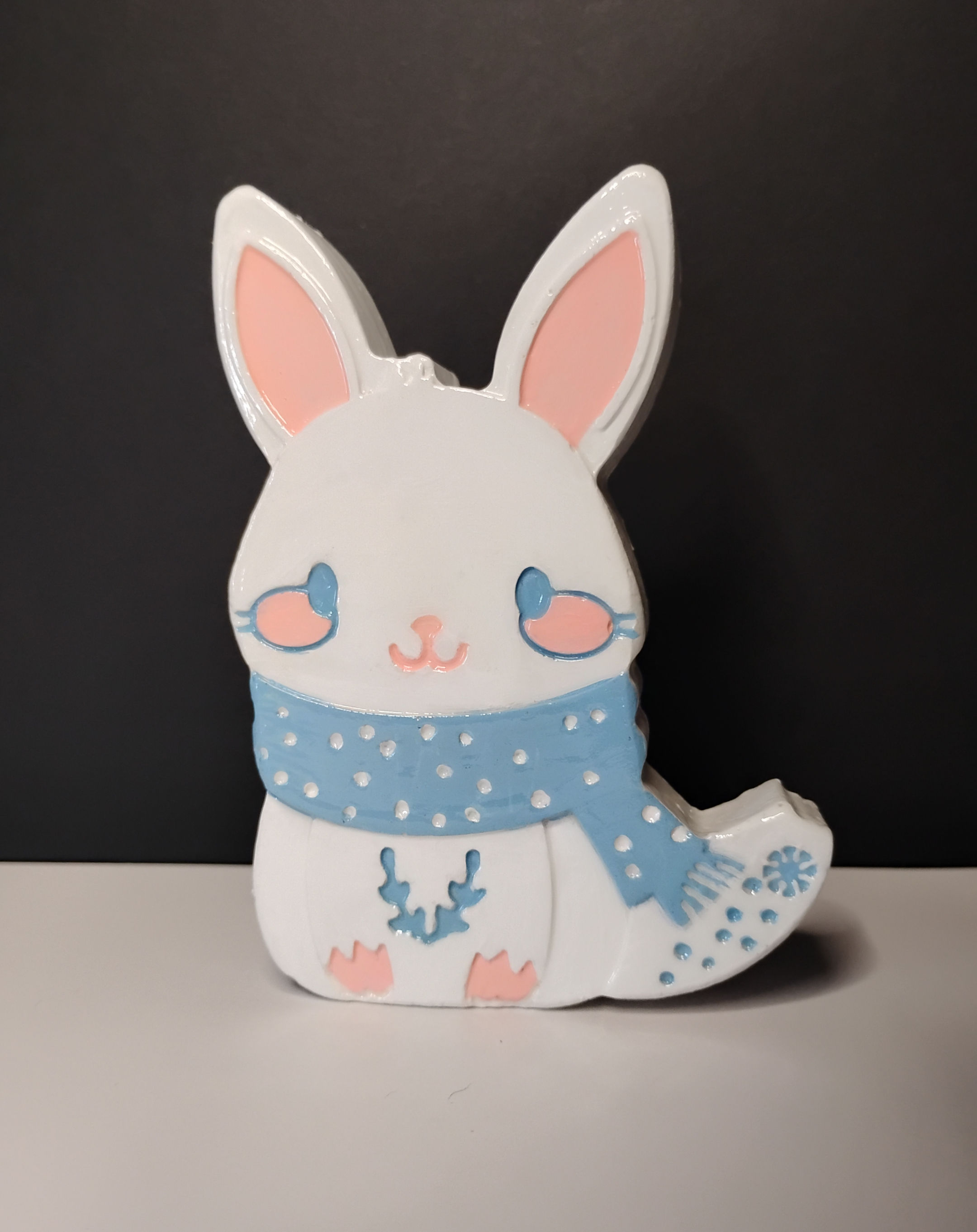 Winter Bunny Figure