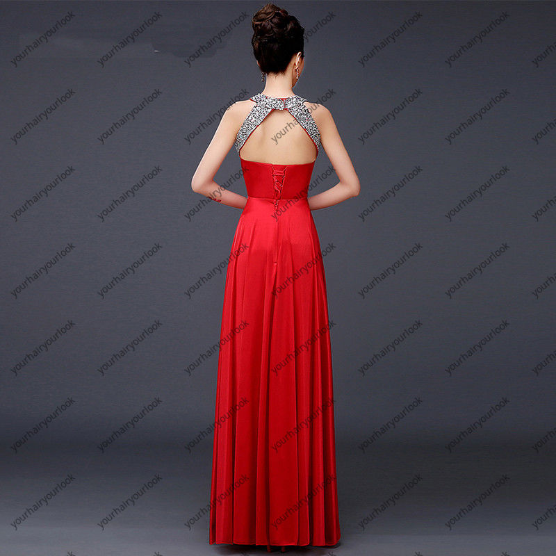 Thumbnail: Luxurious Satin floor length Formal/Evening Dress