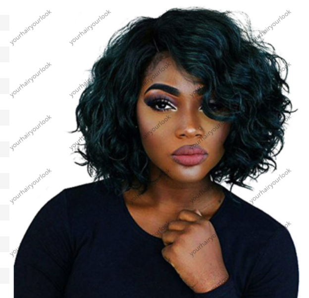 Water Wave Bob Lace wigs 150% Density