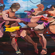 Mark Engel_Shifting Terrain_2024_acrylic and spray paint on canvas (60x96).jpg