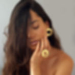 Gold-plated 3 Circle ring