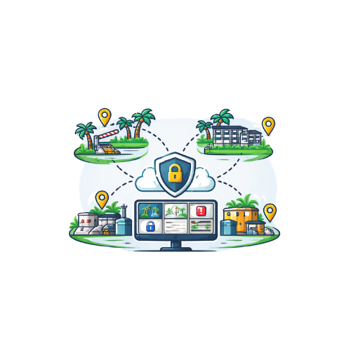 Centralized Security Across Distributed Sites