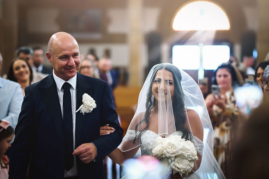 Walking down the Aisle wedding Sydney.