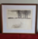 Thumbnail: Artists Proof Snow Moon by Kathleen Caddick