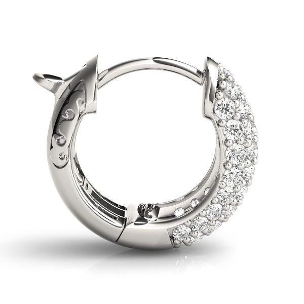 Thumbnail: Five Row Pave Set Hoop