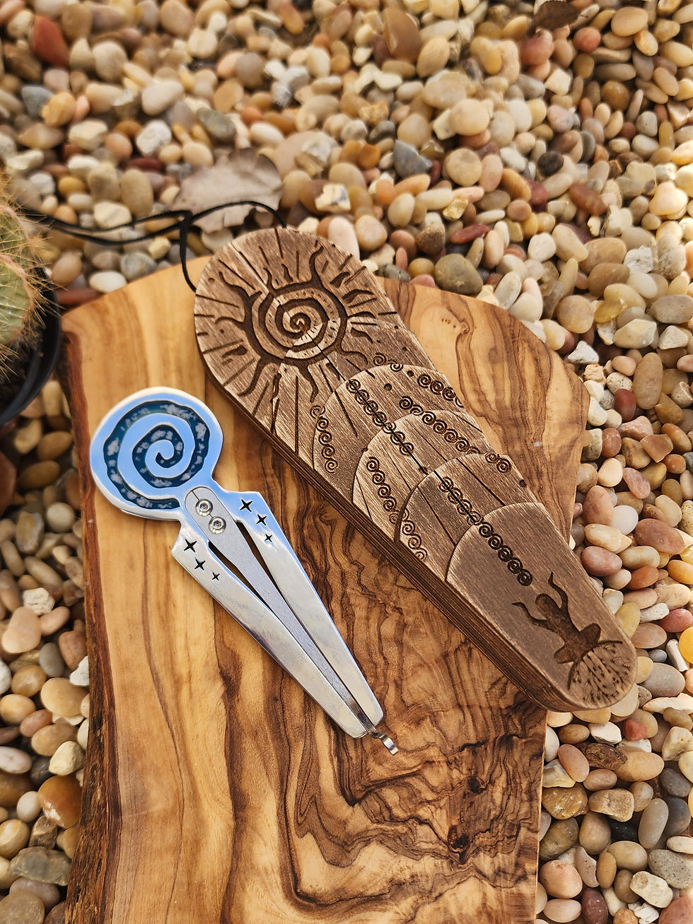 Thumbnail: Jaw Harp Called Sun With Spiral Shape