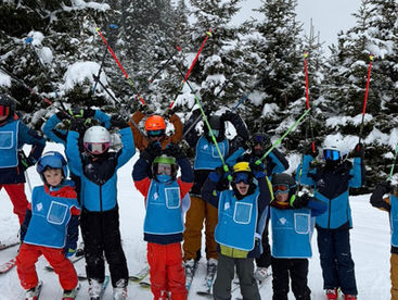 Schitraining mit hoher Beteiligung