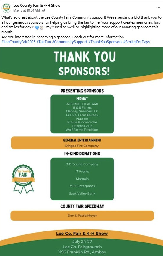 Lee County Fair Sponsorship Post 1.jpg