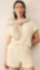 jersey ribbed boxy shortie set