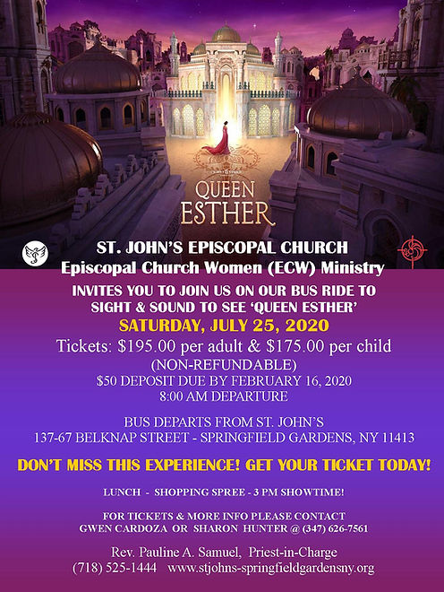 ECW Queen Esther Annual Trip July 25 202