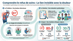 Douleur et refus de soins: un rappel clinique qui mérite notre attention