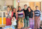 Dana and a group of entrepreneur women from the local villages in Myanmar