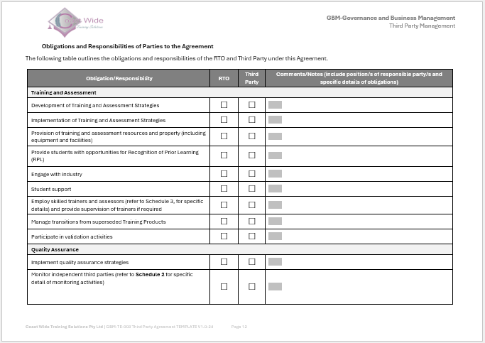 Thumbnail: Third Party Agreement TEMPLATE