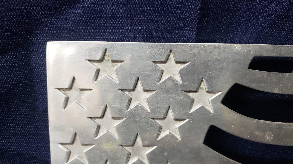 Thumbnail: Vintage Metal American Flag Trivet – Trivet Décor – Collectible Metal Kitchen