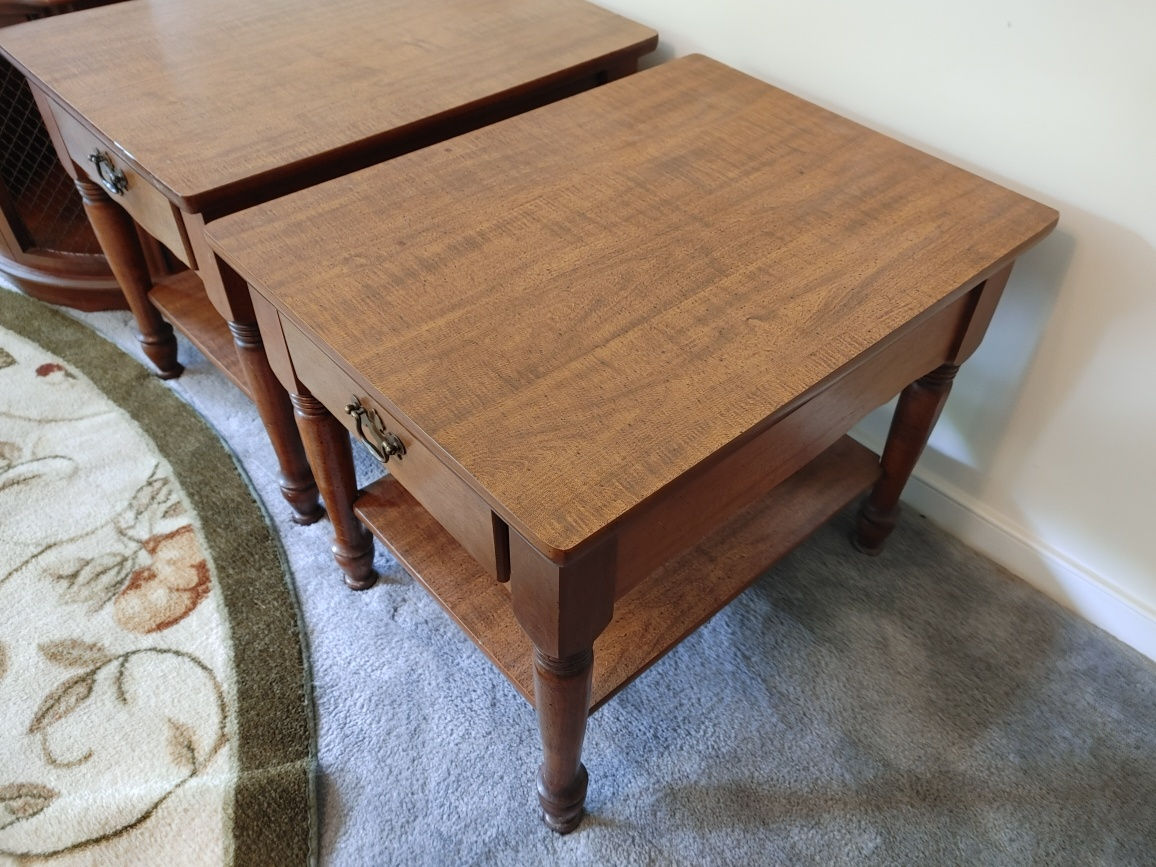 Matching French Provincial Side Tables