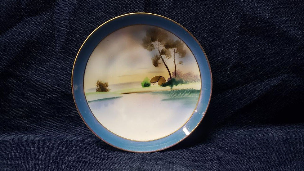 Thumbnail: Set of 5 Hand Painted Plates – MEITO China Made in Japan Plate Collection