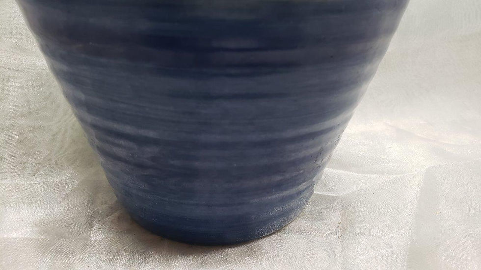 Thumbnail: Tan and Blue WCL Pottery Jug Vintage 1980s – Beach House Décor – Lighthouse